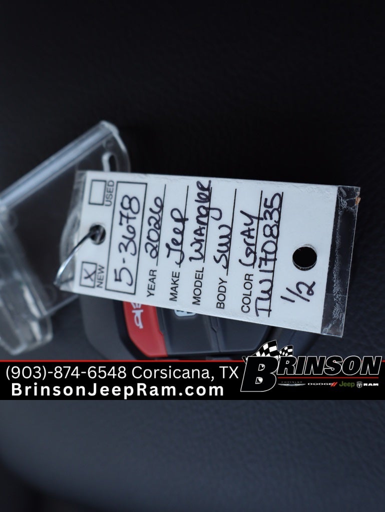 2026 Jeep Wrangler WRANGLER 4-DOOR SPORT S