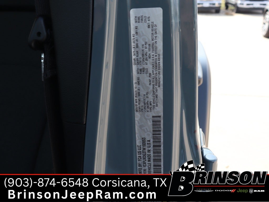 2026 Jeep Wrangler WRANGLER 4-DOOR WILLYS