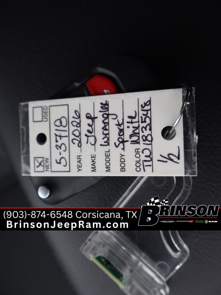 2026 Jeep Wrangler WRANGLER 4-DOOR SPORT