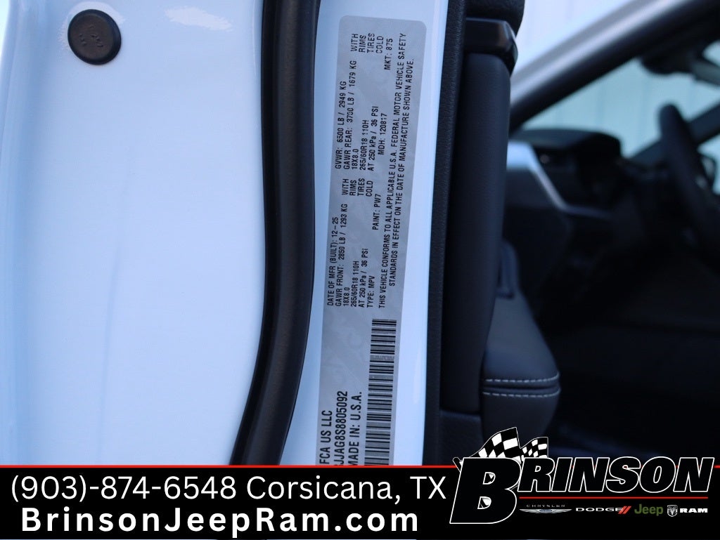 2025 Jeep Grand Cherokee GRAND CHEROKEE L ALTITUDE X 4X2