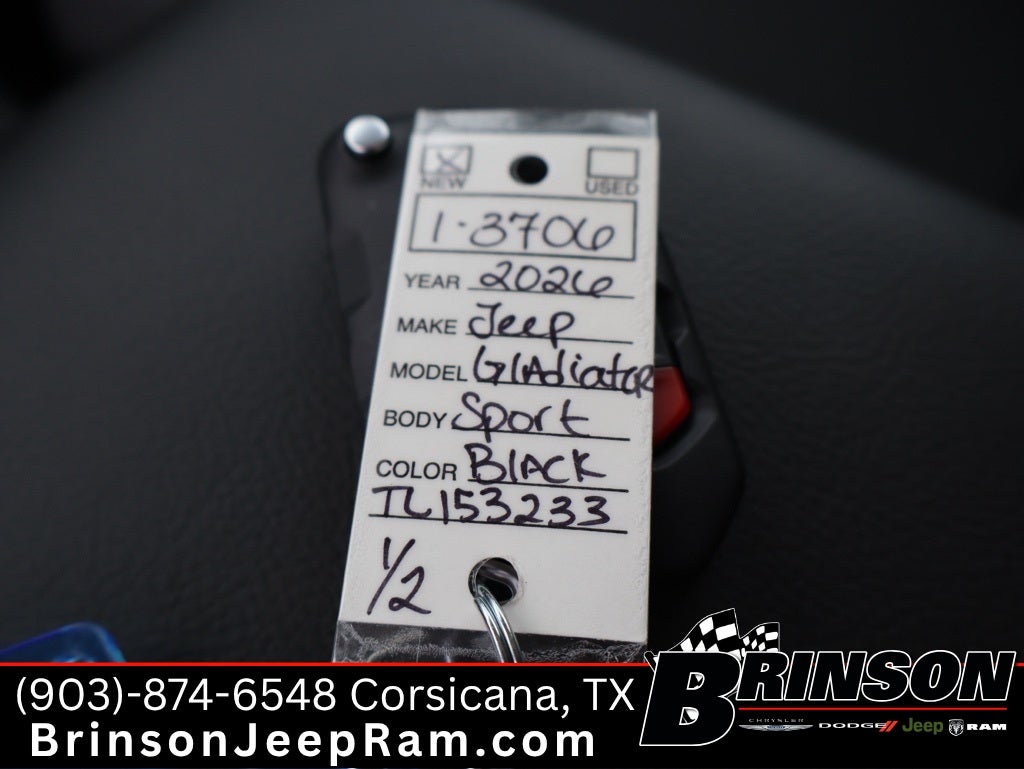 2026 Jeep Gladiator GLADIATOR WILLYS 4X4