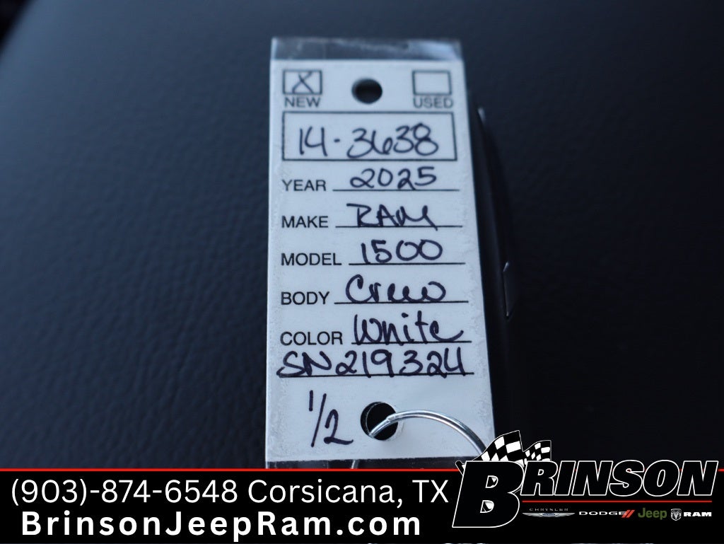 2025 RAM 1500 Tradesman Crew Cab 4x4 5'7' Box