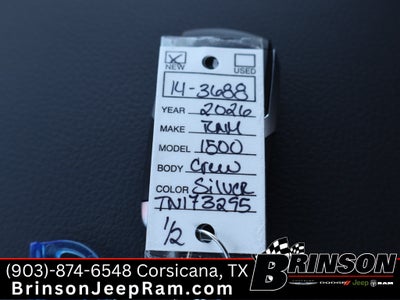 2026 RAM Ram 1500 RAM 1500 LONE STAR CREW CAB 4X4 5'7' BOX