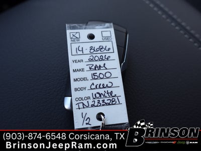 2026 RAM Ram 1500 RAM 1500 LONE STAR CREW CAB 4X4 5'7' BOX