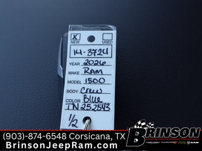 2026 RAM Ram 1500 RAM 1500 LONE STAR CREW CAB 4X4 5'7' BOX