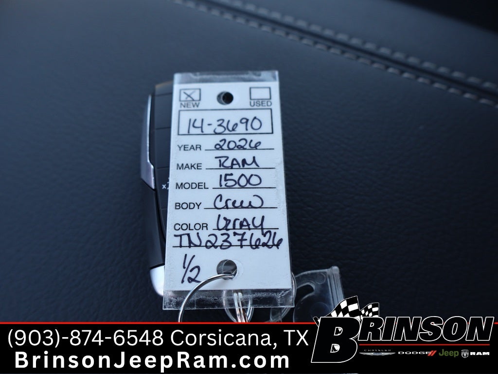 2026 RAM Ram 1500 RAM 1500 LONE STAR CREW CAB 4X4 5'7' BOX