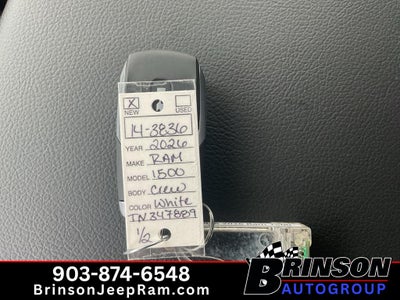 2026 RAM Ram 1500 RAM 1500 TRADESMAN CREW CAB 4X4 5'7' BOX