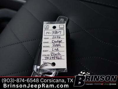 2026 RAM Ram 1500 RAM 1500 LIMITED CREW CAB 4X4 5'7' BOX