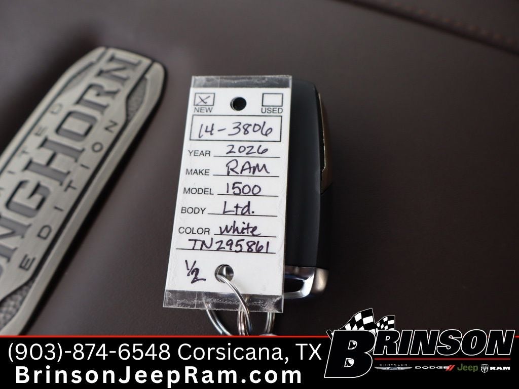 2026 RAM Ram 1500 RAM 1500 LIMITED LONGHORN CREW CAB 4X4 5'7' BOX