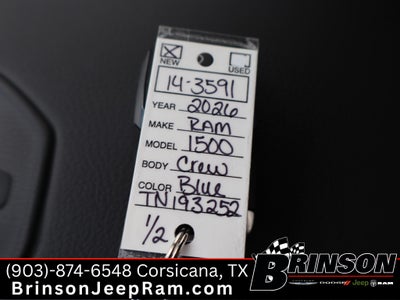 2026 RAM Ram 1500 RAM 1500 LARAMIE CREW CAB 4X4 5'7' BOX