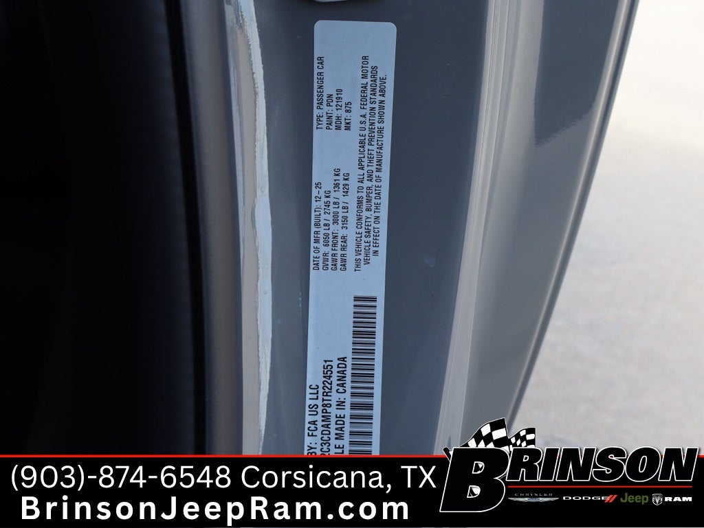 2026 Dodge Charger CHARGER SCAT PACK PLUS 2-DOOR AWD