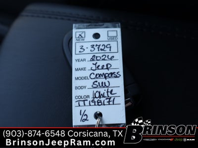 2026 Jeep Compass COMPASS LATITUDE ALTITUDE 4X4