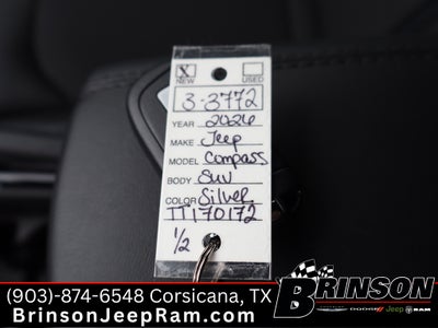 2026 Jeep Compass COMPASS LATITUDE ALTITUDE 4X4