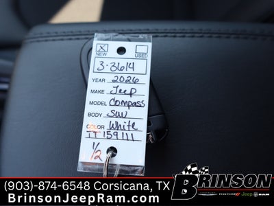 2026 Jeep Compass COMPASS LATITUDE ALTITUDE 4X4