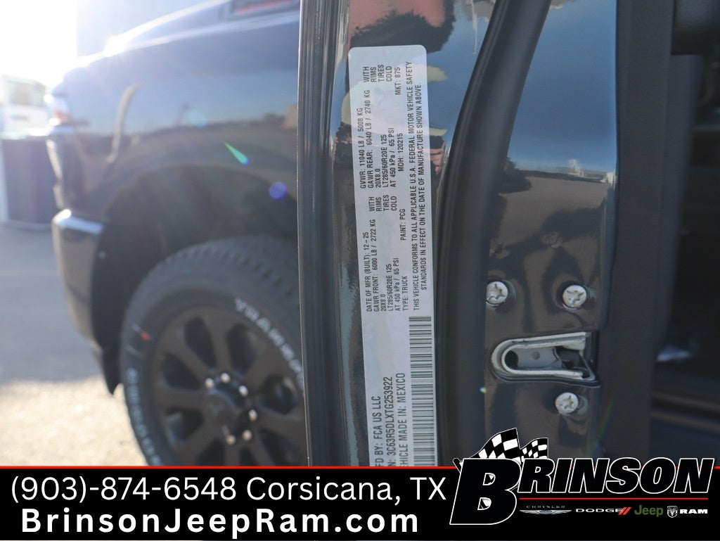 2026 RAM Ram 2500 RAM 2500 LONE STAR CREW CAB 4X4 6'4' BOX