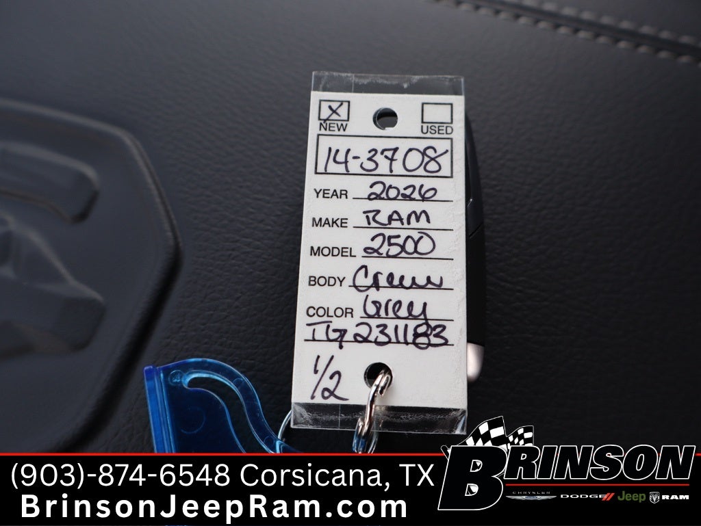 2026 RAM Ram 2500 RAM 2500 LARAMIE CREW CAB 4X4 6'4' BOX