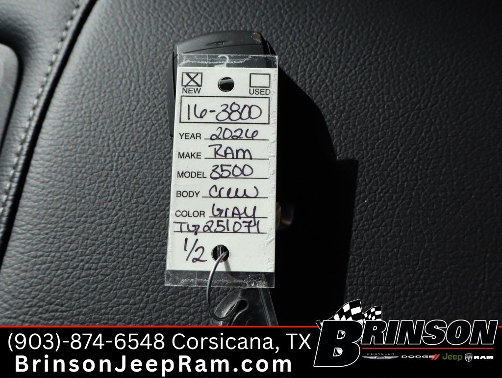 2026 RAM Ram 3500 RAM 3500 TRADESMAN CREW CAB 4X4 8' BOX