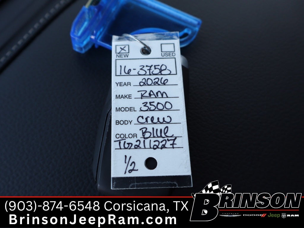 2026 RAM Ram 3500 RAM 3500 TRADESMAN CREW CAB 4X4 8' BOX