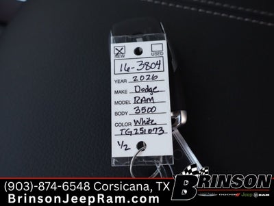 2026 RAM Ram 3500 RAM 3500 LONE STAR CREW CAB 4X4 8' BOX