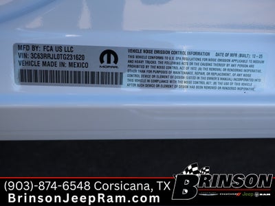 2026 RAM Ram 3500 RAM 3500 LARAMIE CREW CAB 4X4 8' BOX