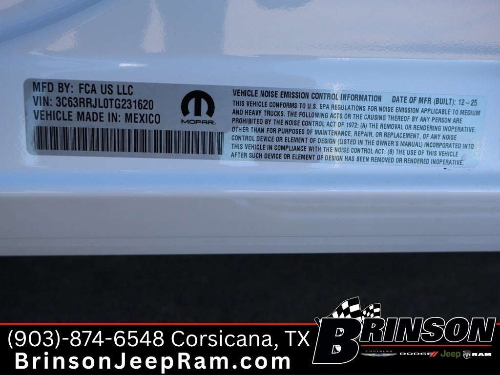 2026 RAM Ram 3500 RAM 3500 LARAMIE CREW CAB 4X4 8' BOX