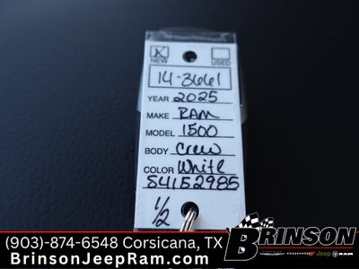 2025 RAM Ram 1500 RAM 1500 TRADESMAN CREW CAB 4X2 5'7' BOX