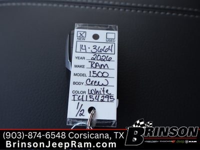 2026 RAM Ram 1500 RAM 1500 LONE STAR CREW CAB 4X4 5'7' BOX