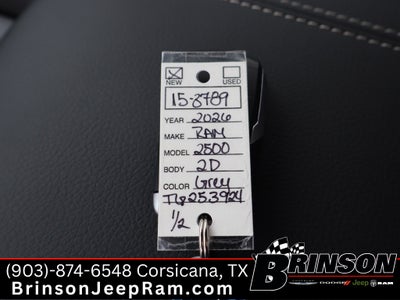 2026 RAM Ram 2500 RAM 2500 LONE STAR CREW CAB 4X4 6'4' BOX