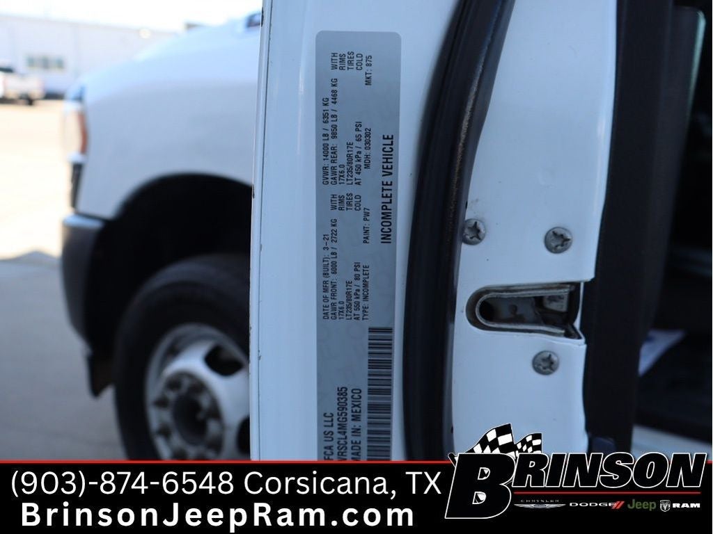 2021 RAM 3500 Chassis Tradesman/SLT/Laramie/Limited