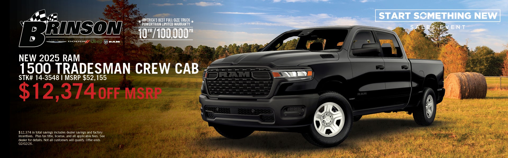 New 2025 RAM 1500 TRADESMAN CREW CAB