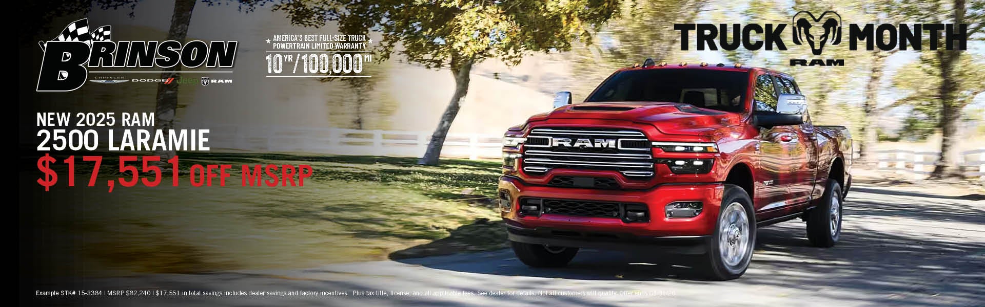 SELECT New 2025 RAM 2500 LIMITED CREW CAB