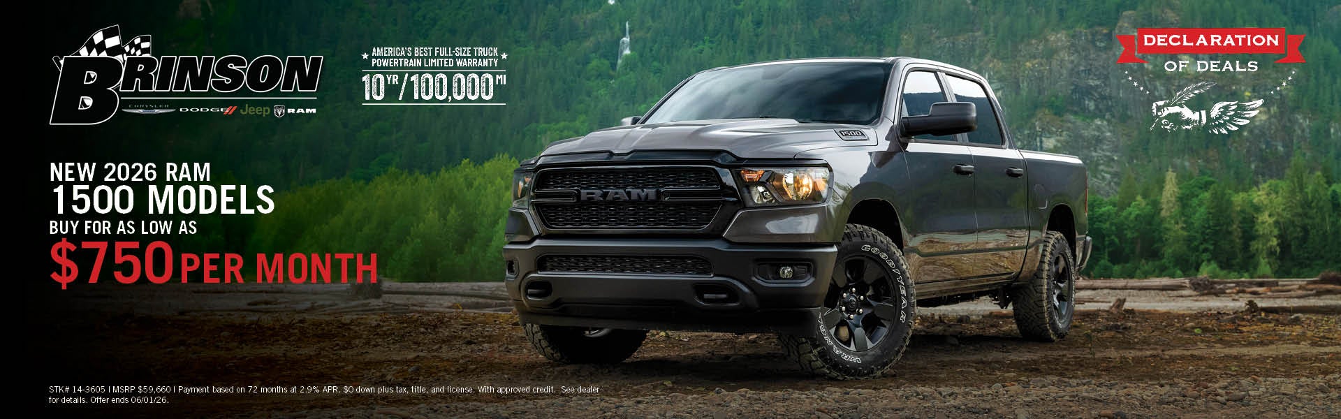 NEW 2026 RAM 1500 MODELS
