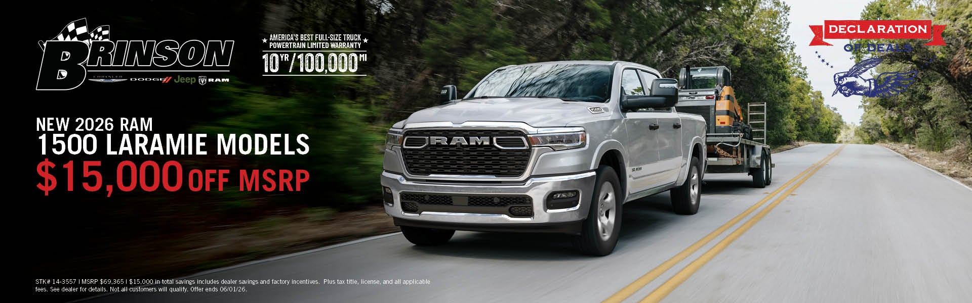 NEW 2026 RAM 1500 LARAMIE MODELS